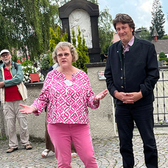 Ansprache Ulrike Oelhof und Bürgermeister