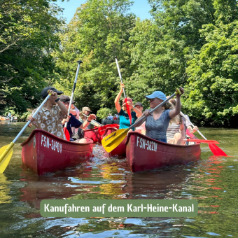 Kanufahren in Leipzig