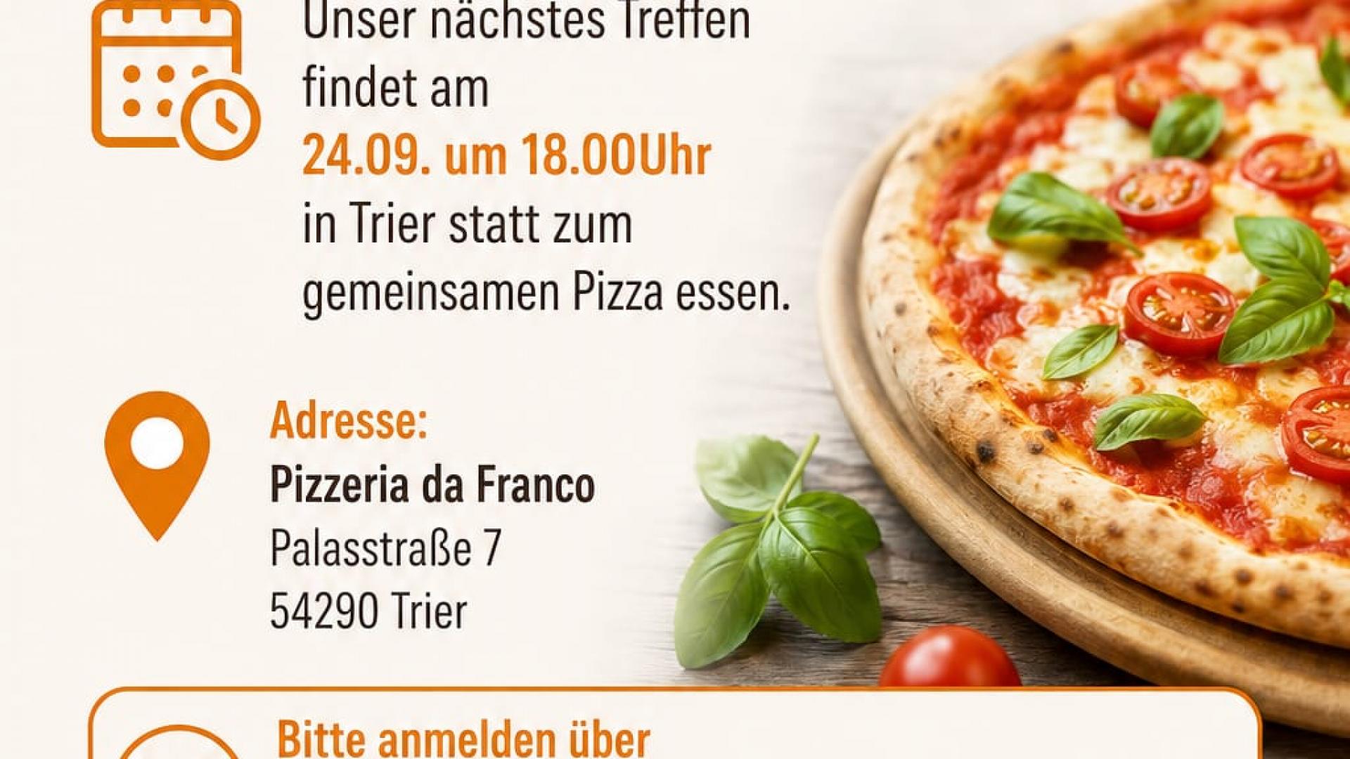 Für die Eltern Ihr könnt auch in der Stammtischgruppe anmelden