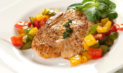 Beispielbild fü Mittagessen oder auch warmes Abendessen Leckers Steak mit Gemüse