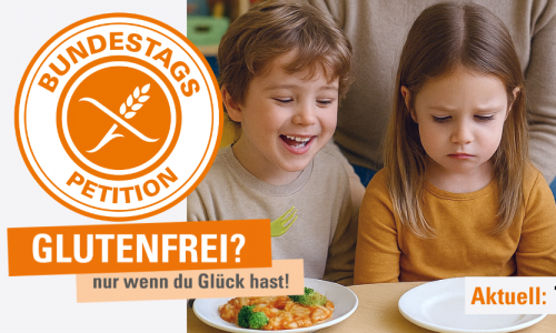 Kind sitzt vor leerem Teller, weil es nichts glutunfreies zum Essen gibt